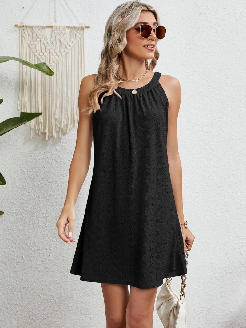 Serena – elegantes ärmelloses Strandkleid