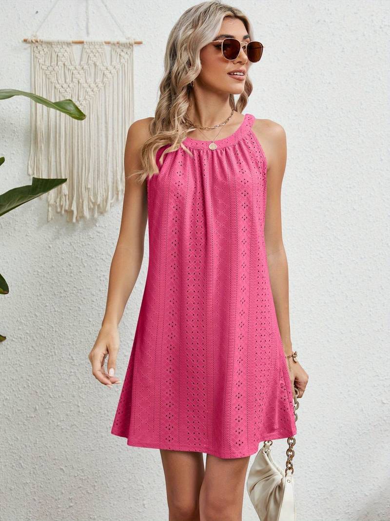 Serena – elegantes ärmelloses Strandkleid