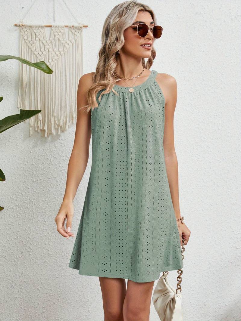 Serena – elegantes ärmelloses Strandkleid