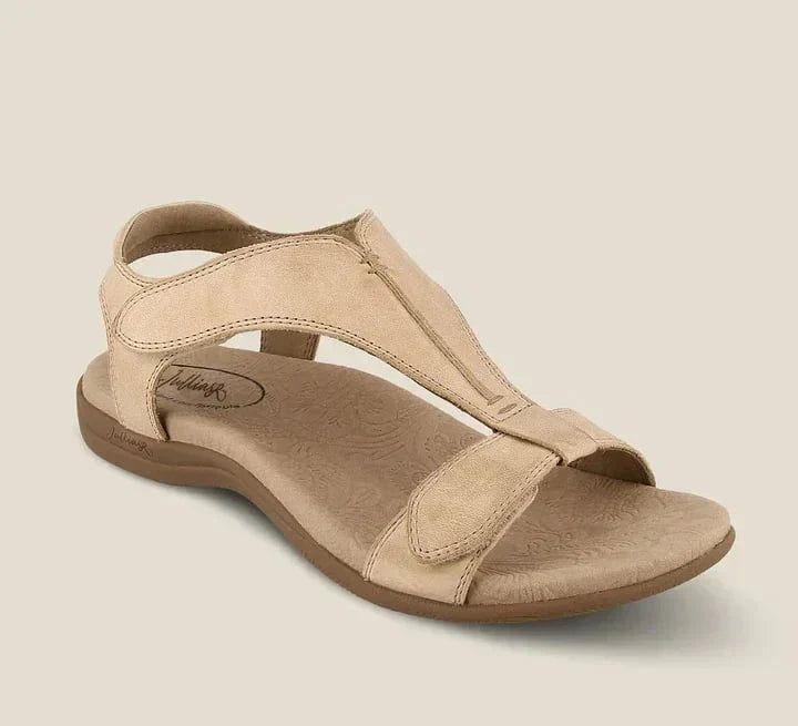 Alma – Verstellbare Ledersandalen mit Fußgewölbeunterstützung für den Sommer
