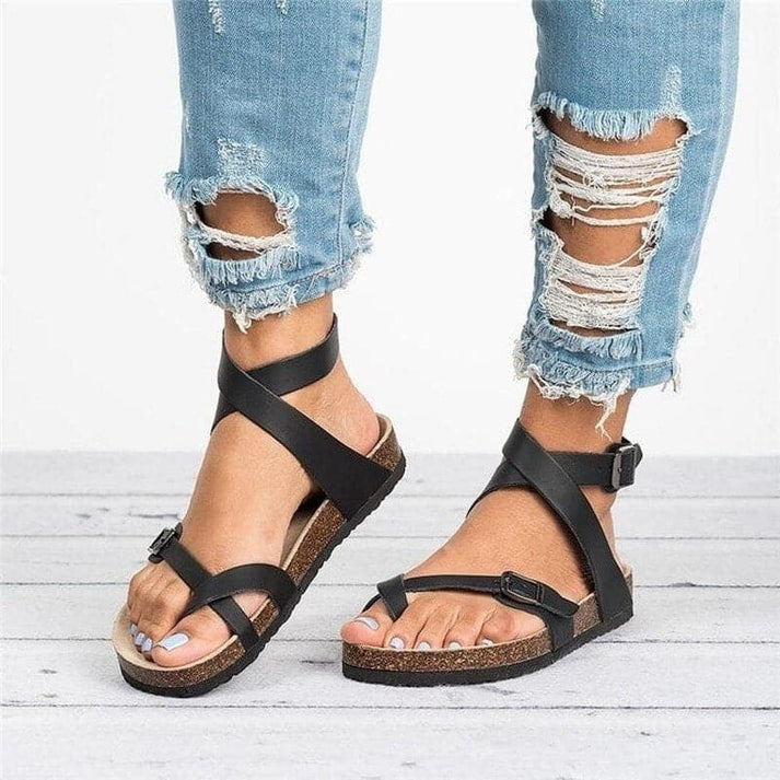Celia – Elegante Sandalen mit stilvollen Lederriemen