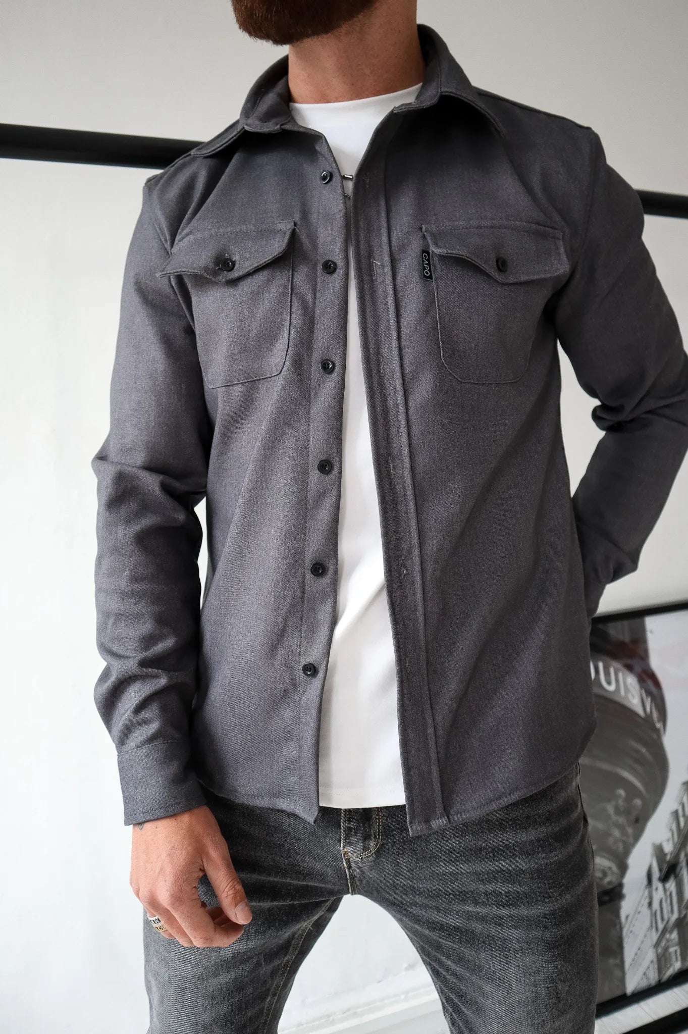 Torelli – Zeitlose Hemdjacke mit klassischer Knopfleiste