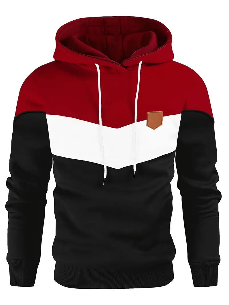 Maro – Herren-Hoodie im angesagten Farbblock-Design