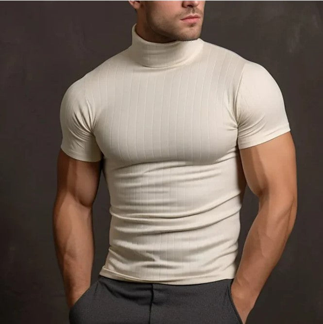 Darian – Herren-Stretchhemd mit Rollkragen