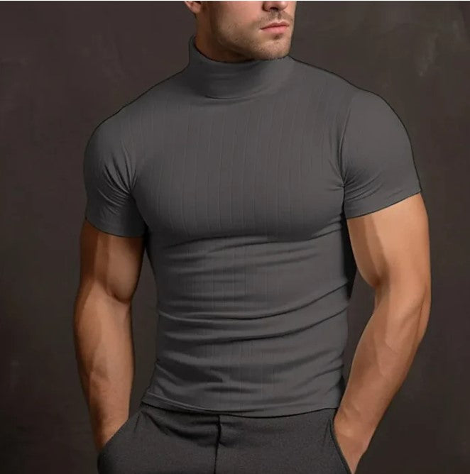 Darian – Herren-Stretchhemd mit Rollkragen