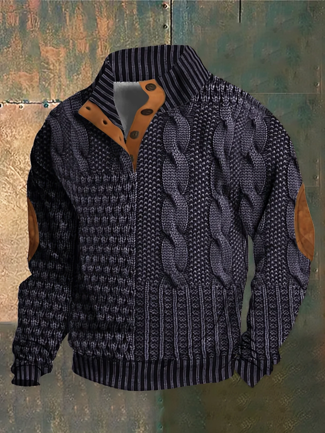 Riven – Bequemer Herrenpullover mit stilvollem Minimalismus