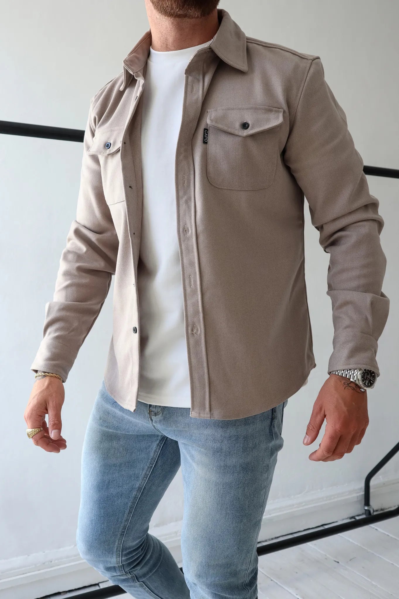 Torelli – Zeitlose Hemdjacke mit klassischer Knopfleiste