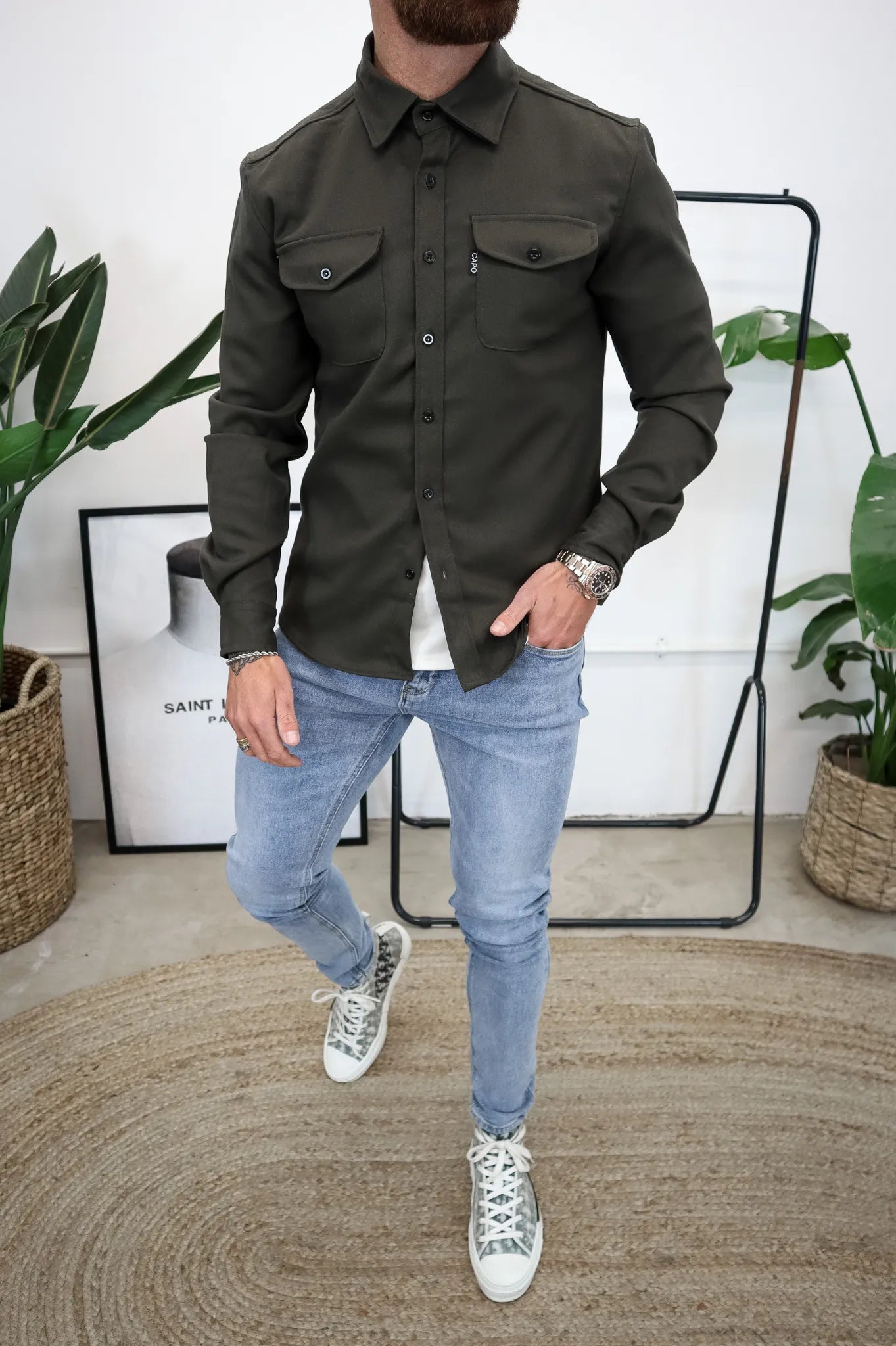 Torelli – Zeitlose Hemdjacke mit klassischer Knopfleiste