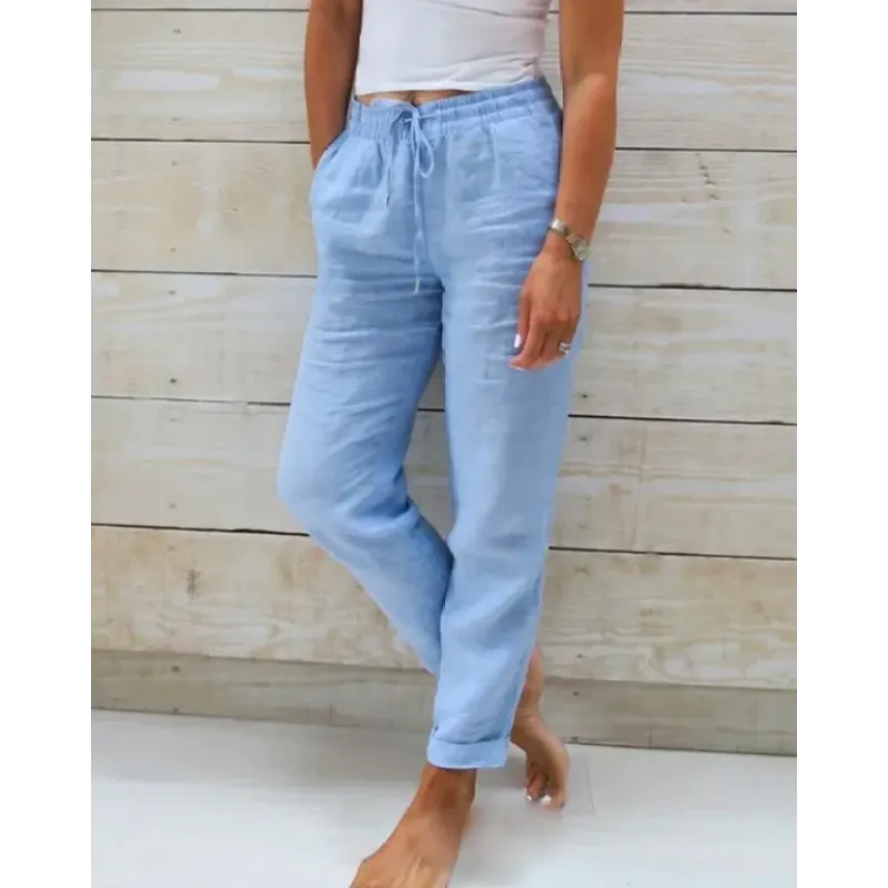 Nuria – Stylische Damen-Leinenhose mit sommerlichem Flair