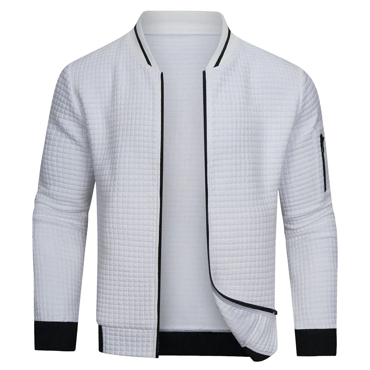 Nairo – Bequemer Herrenpullover mit Zipper und Wärmefaktor