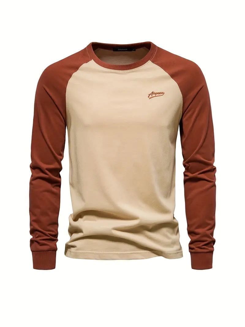 Sandro – Langarmshirt im Farbblock-Stil für Herren