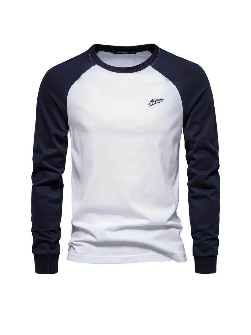Sandro – Langarmshirt im Farbblock-Stil für Herren