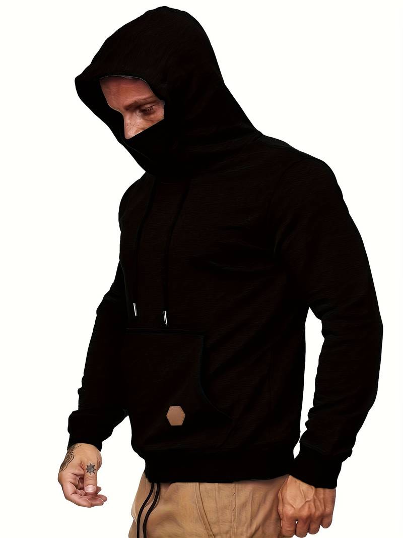 Nico – moderner Kapuzenpullover mit integrierter Maske