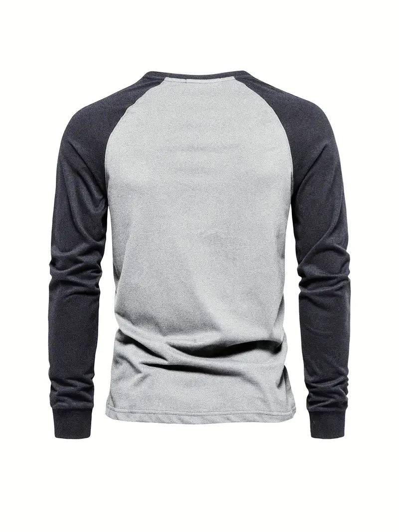 Sandro – Langarmshirt im Farbblock-Stil für Herren