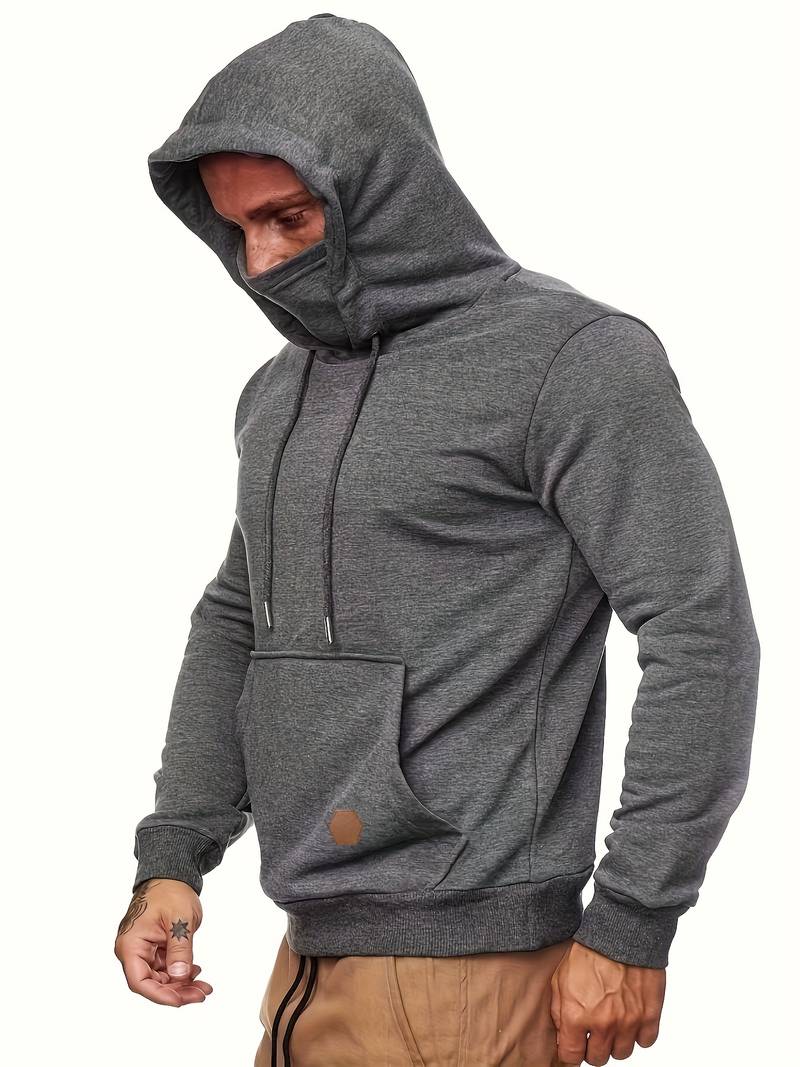 Nico – moderner Kapuzenpullover mit integrierter Maske