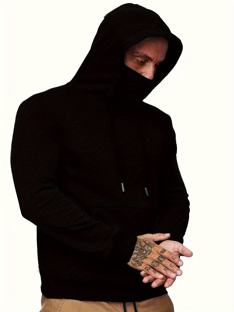 Nico – moderner Kapuzenpullover mit integrierter Maske