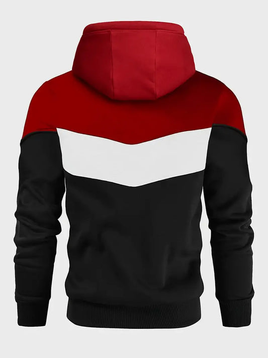 Maro – Herren-Hoodie im angesagten Farbblock-Design