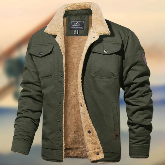 Nevoro – Elegante Herrenjacke mit kuscheliger Wärme
