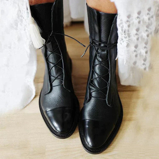 Elena – Retro-Stiefel mit Absatz für Damen