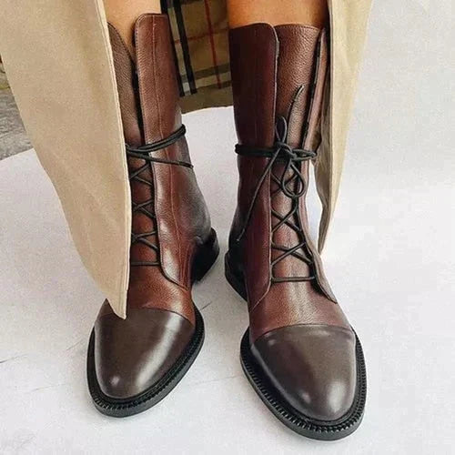 Elena – Retro-Stiefel mit Absatz für Damen