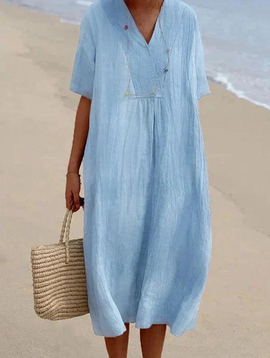 Elara – Luftiges Sommerkleid im Boho-Stil
