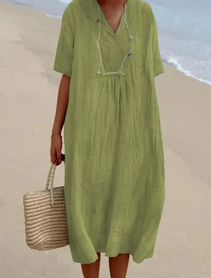 Elara – Luftiges Sommerkleid im Boho-Stil