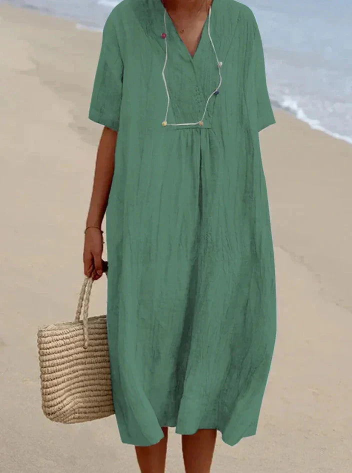 Elara – Luftiges Sommerkleid im Boho-Stil