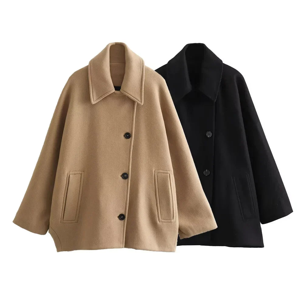 Valentina – Modische Oversize-Damenjacke für warme Wintertage