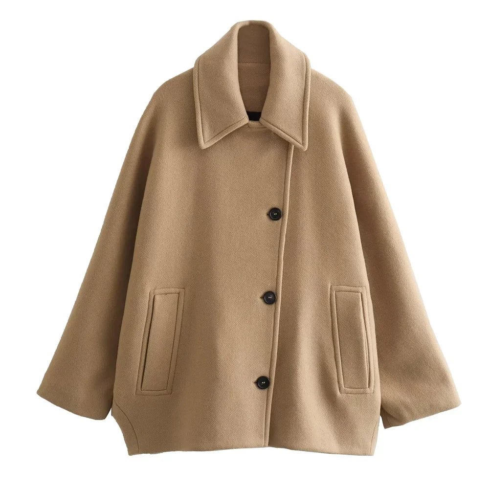 Valentina – Modische Oversize-Damenjacke für warme Wintertage