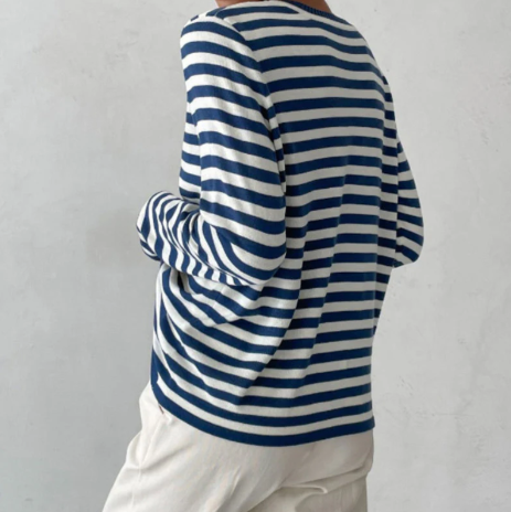 Lina – Gestreiftes Langarmshirt mit klassischem Charme
