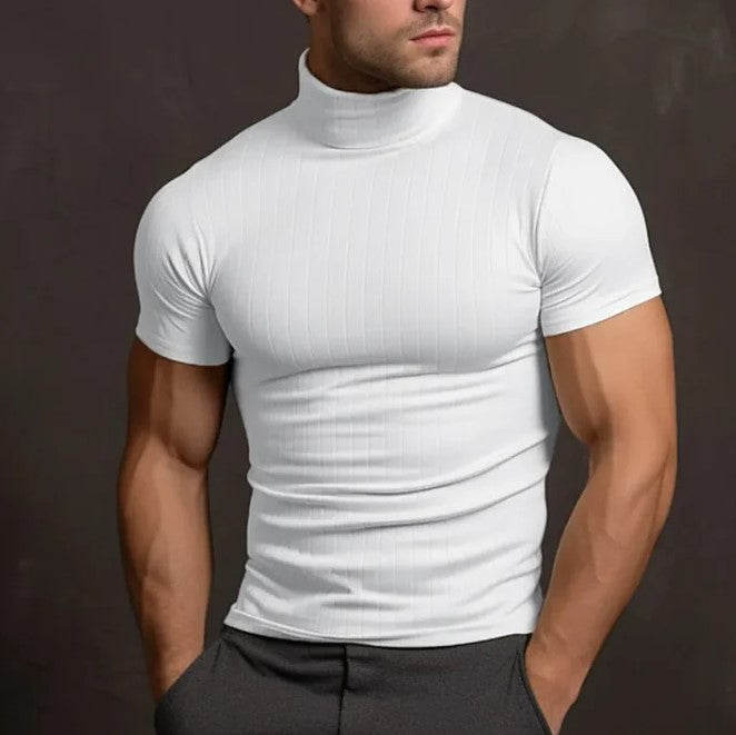 Darian – Herren-Stretchhemd mit Rollkragen
