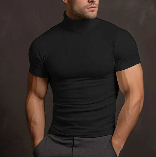 Darian – Herren-Stretchhemd mit Rollkragen