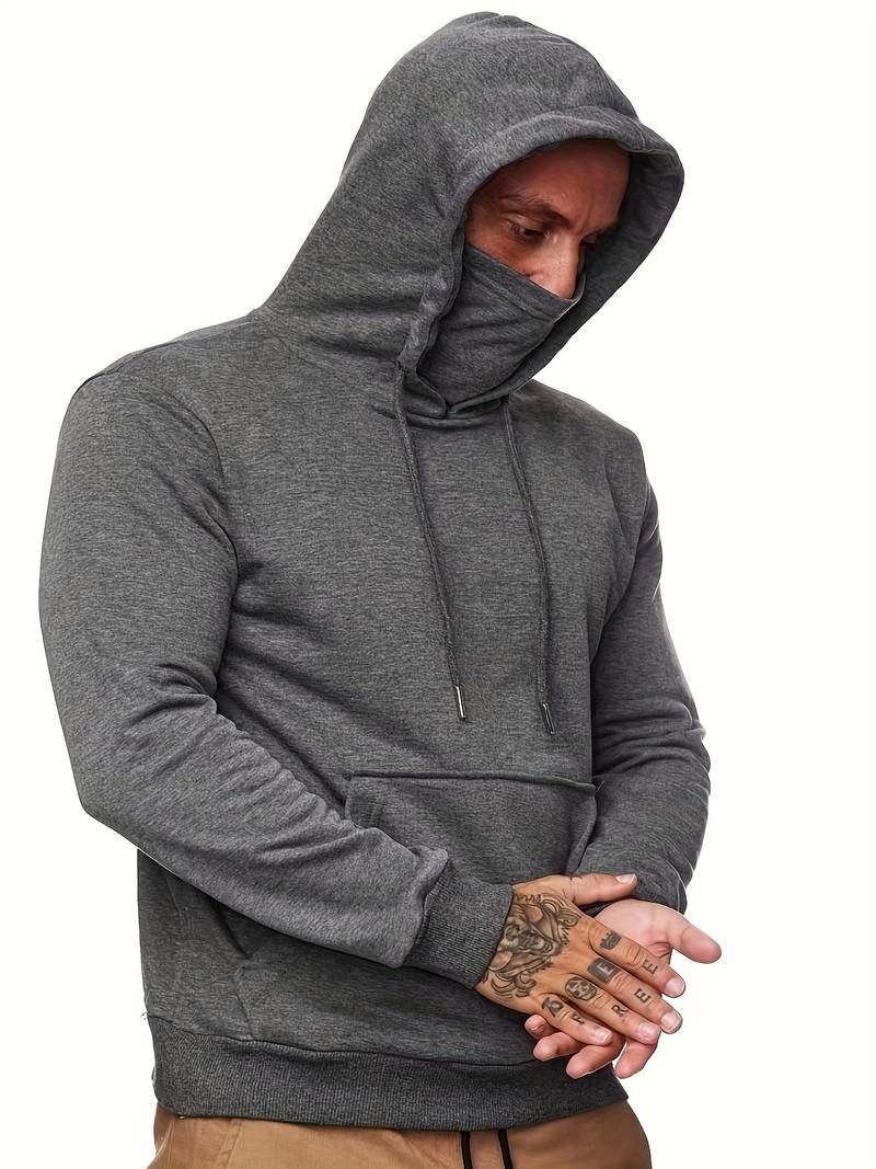 Nico – moderner Kapuzenpullover mit integrierter Maske