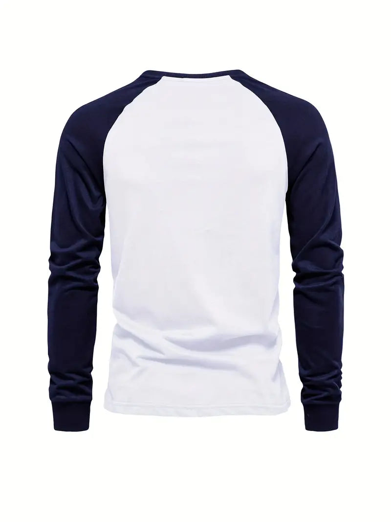 Sandro – Langarmshirt im Farbblock-Stil für Herren