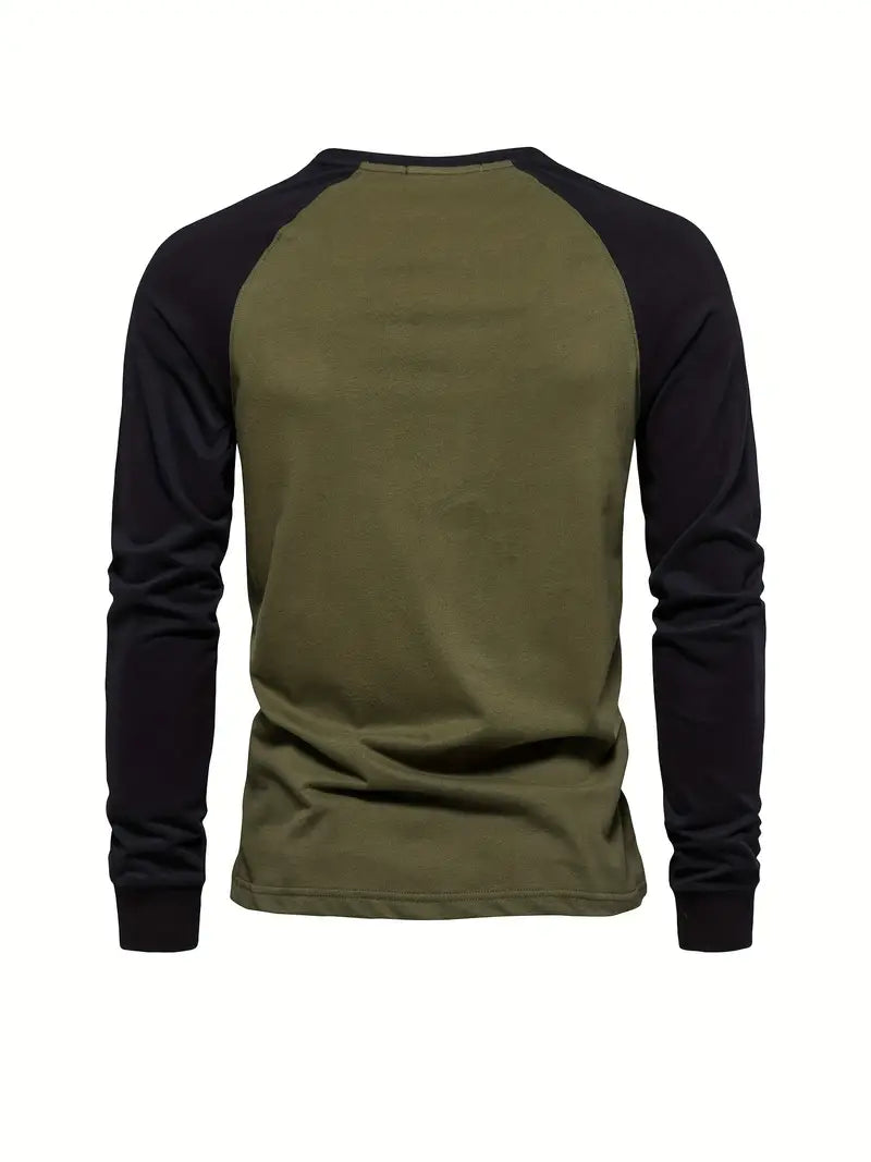 Sandro – Langarmshirt im Farbblock-Stil für Herren