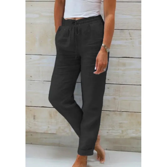 Nuria – Stylische Damen-Leinenhose mit sommerlichem Flair
