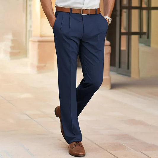 Tavian – Lässige Business-Hose mit Taschen für Herren