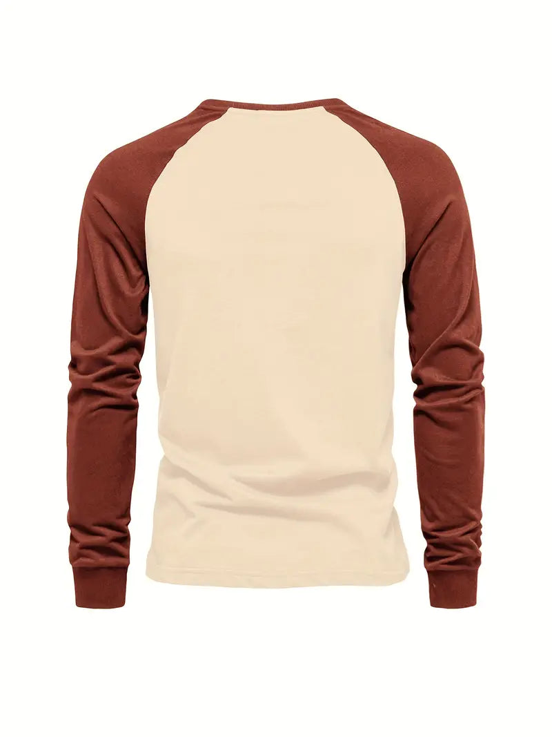 Sandro – Langarmshirt im Farbblock-Stil für Herren