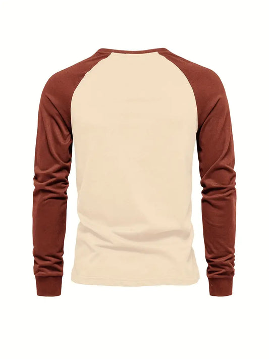 Sandro – Langarmshirt im Farbblock-Stil für Herren